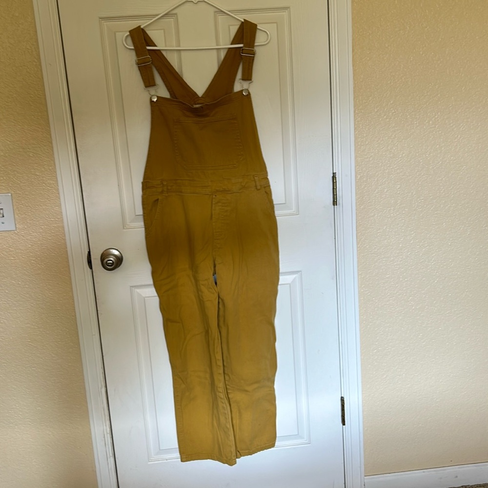 Le Lis mustard yellow overalls